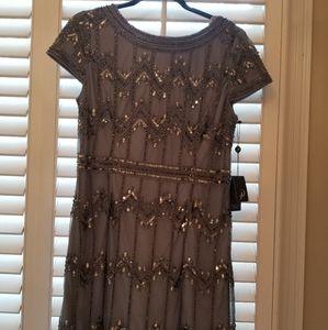 Adrianna Papell dress size 12 color slate